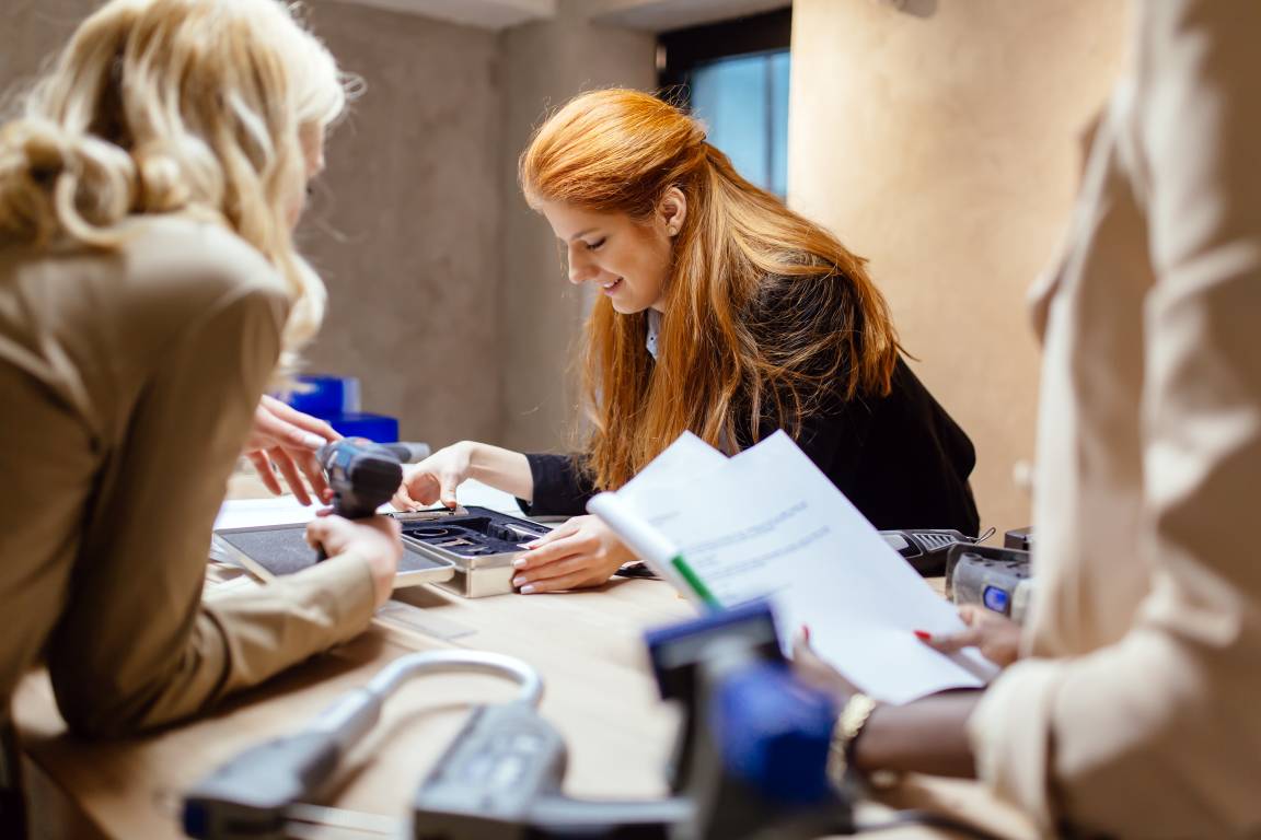 Creative women working on project
