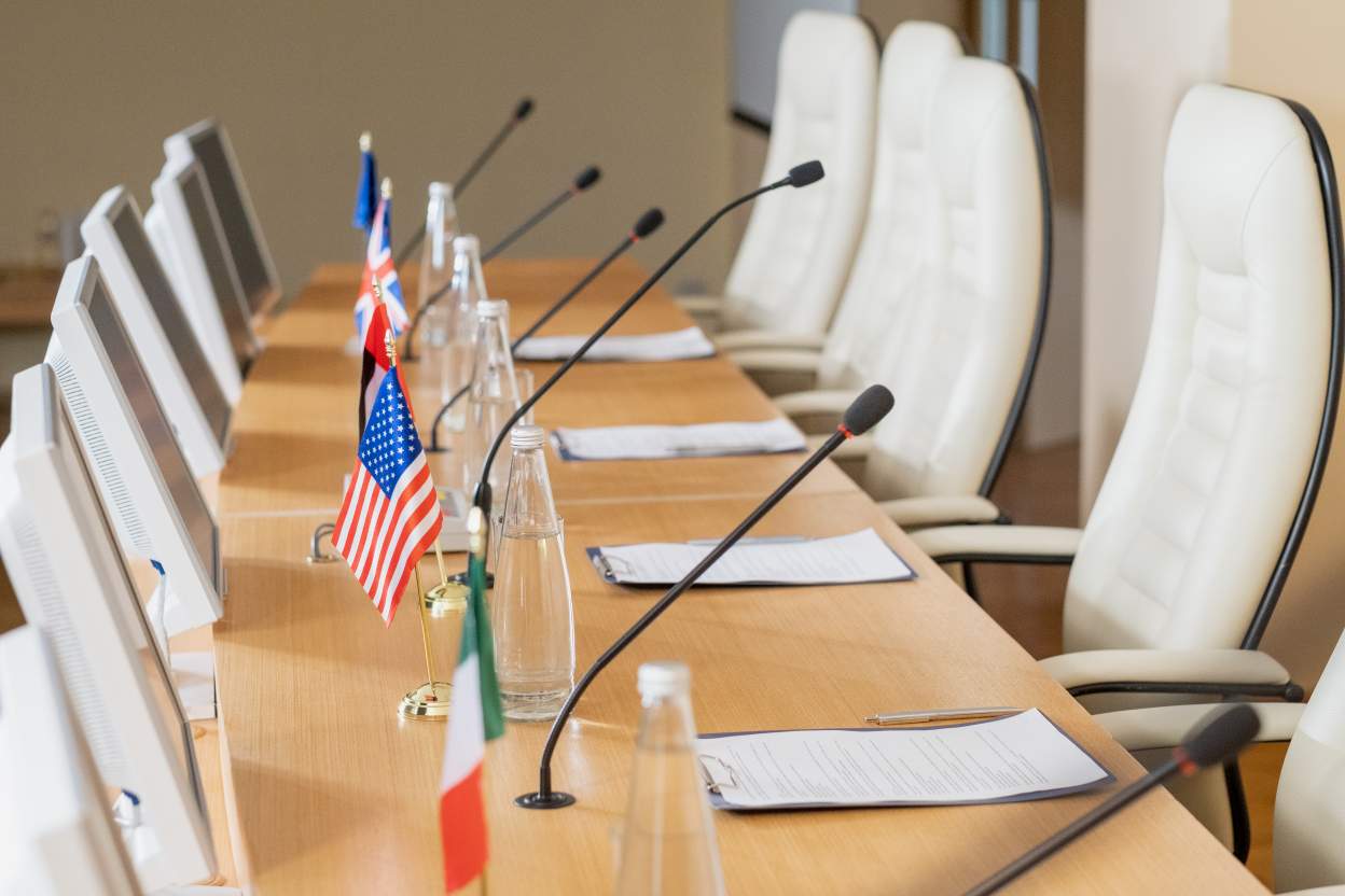 Nobody In Conference Room