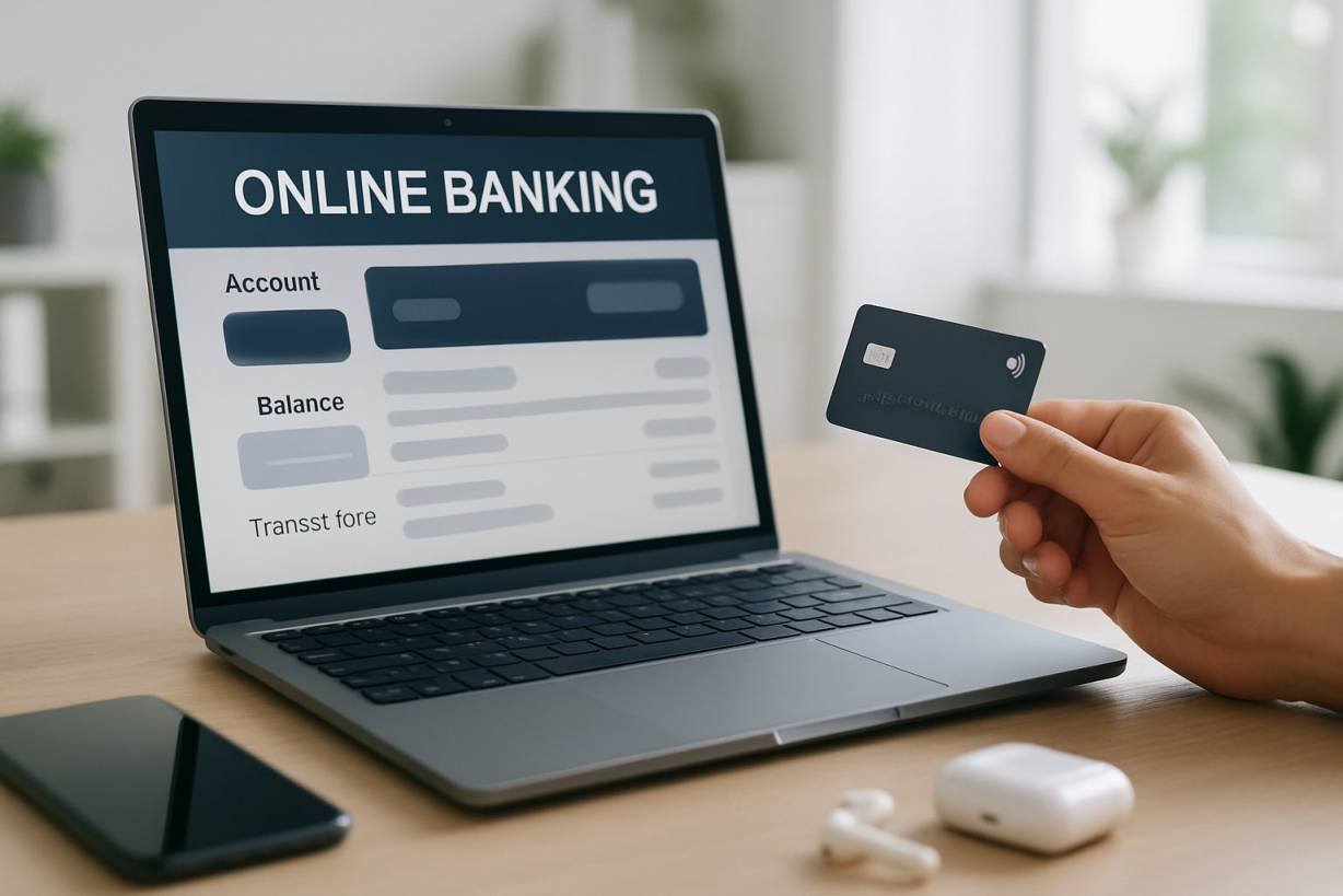 Opening an Online Bank Account with Instant Debit Card Access