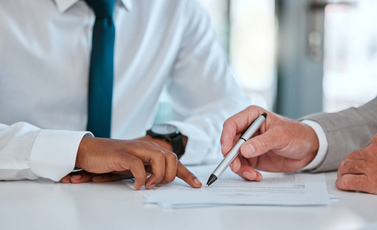 Sign on the dotted line