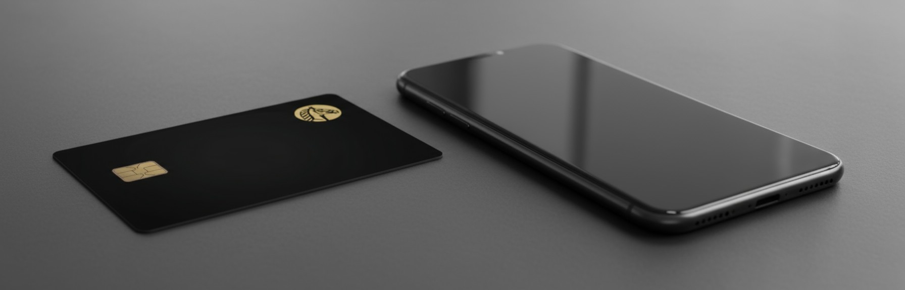 Suisse Bank debit card beside a mobile phone