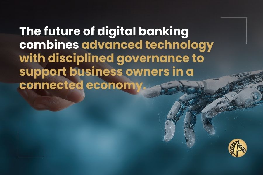 The future of digital banking combines advanced technology with disciplined governance